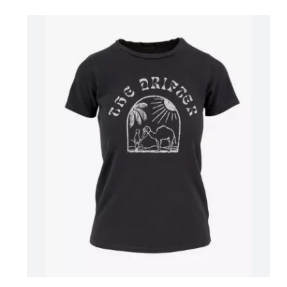 MOTHER DENIM THE ITTY BITTY GOODIE GOODIE TEE - THE DRIFTER - Picture 1 of 6